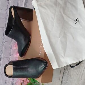 Via Spiga Ella Slip on Bootie/Mule NIB